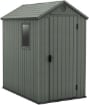 CASETTA PORTA ATTREZZI 2 M² DA GIARDINO KETER CON FINESTRA VERDE EFFETTO LEGNO 125,8X184,5X205 CM