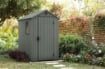 CASETTA PORTA ATTREZZI 2 M² DA GIARDINO KETER CON FINESTRA VERDE EFFETTO LEGNO 125,8X184,5X205 CM