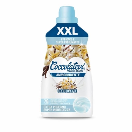 AMMORBIDENTE CONCENTRATO COCCOLATEVI BIANCO LATTE 1800 ML - 78 LAVAGGI
