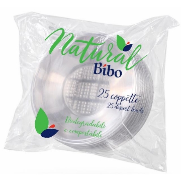 COPPETTE DESSERT TRASPARENTI BIBO 350 ML 25 PEZZI