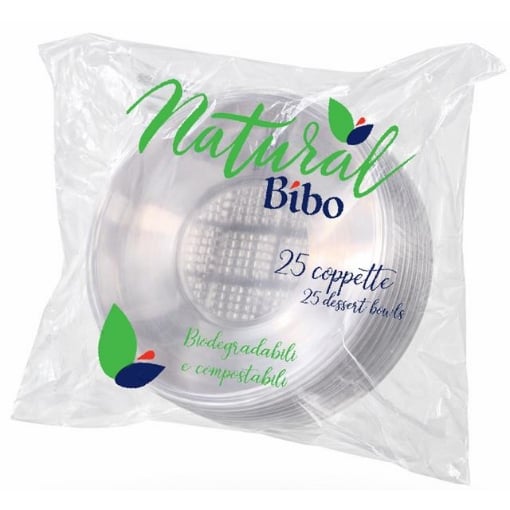 COPPETTE DESSERT TRASPARENTI BIBO 350 ML 25 PEZZI