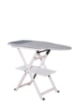 ASSE DA STIRO MAMI CON STRUTTURA IN LEGNO COLORE BIANCO ANILINA - 123X48X89H CM
