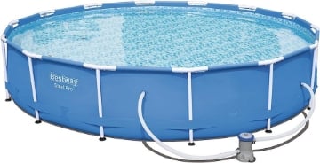 BESTWAY PISCINA FUORI TERRA STEEL PRO TONDA Ø 427 X 84 CM