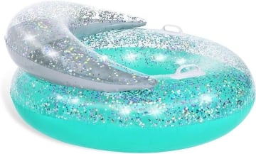 CIAMBELLA GONFIABILE GLITTER PER PISCINA E MARE BESTWAY