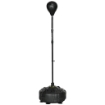 PUNCHING BALL DA TERRA CON BASE RIEMPIBILE E VENTOSE, ALTEZZA REGOLABILE DA 145-180 CM, NERO