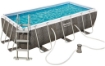 PISCINA BESTWAY RETTANGANGOLARE CON SCALETTA + ACCESSORI - DIMENSIONI 404X201 H100  -56721