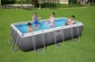PISCINA BESTWAY RETTANGANGOLARE CON SCALETTA + ACCESSORI - DIMENSIONI 404X201 H100  -56721