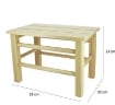 MAURY'S SGABELLO CAMPAGNOLO IN LEGNO COLORE NATURALE 35X22CM H25