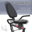 CYCLETTE ORIZZONTALE MAGNETICA 8 RESISTENZE, DISPLAY LCD, SEDILE REGOLABILE ED ELASTICI PER BRACCIA