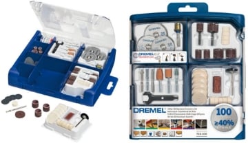 DREMEL VALIGETTA CON SET 100 ACCESSORI PER MULTIFUNZIONE 723/2615S723JA