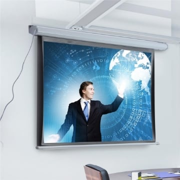 SCHERMO PER PROIEZIONE 84 POLLICI MOTORIZZATO HOME CINEMA BIANCO