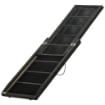 RAMPA PER CANI PIEGHEVOLE IN LEGNO ANTISCIVOLO E MANIGLIA LATERALE, 43X165X6.5CM, NERO
