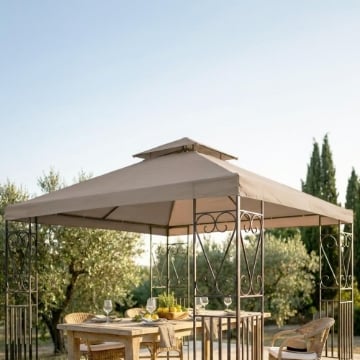 TELO BOSTON PER GAZEBO 3 X 3 MT TORTORA