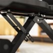 PANCA PALESTRA PIEGHEVOLE, PANCA ADDOMINALI MULTIFUNZIONE INCLINABILE CON SCHIENALE REGOLABILE A 6 LIVELLI NERO
