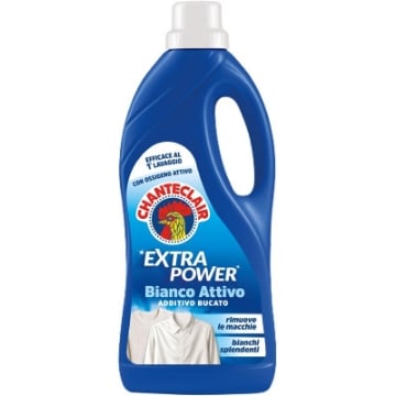 ADDITIVO BUCATO CHANTECLAIR EXTRA POWER BIANCO ATTIVO 900 ML – SMACCHIATORE PER CAPI BIANCHI