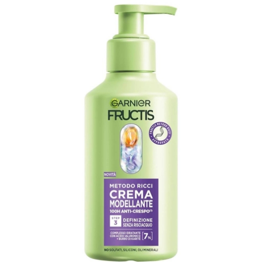 CREMA CAPELLI GARNIER FRUCTIS METODO RICCI 260 ML – CREMA SENZA RISCIACQUO PER RICCI DEFINITI
