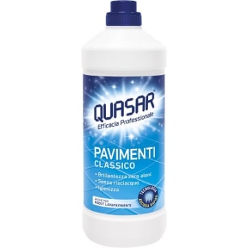QUASAR DETERGENTE PER PAVIMENTI CLASSICO 1000 ML – FORMULA IGIENIZZANTE