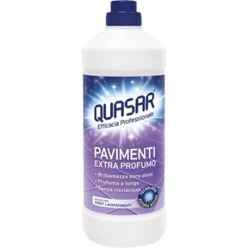 QUASAR DETERGENTE PER PAVIMENTI EXTRA PROFUMO 1000 ML – LUNGA DURATA