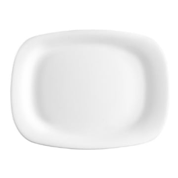 PIATTO RETTANGOLARE PIANO LINEA PARMA GRANDE 24X34 CM BORDATURA NON LINEARE