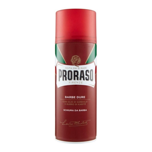 SCHIUMA DA BARBA PRORASO BARBE DURE 400 ML – AMMORBIDISCE E FACILITA LA RASATURA