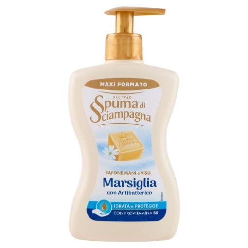 DETERGENTE MANI SPUMA DI SCIAMPAGNA MARSIGLIA 430 ML – FORMULA DELICATA