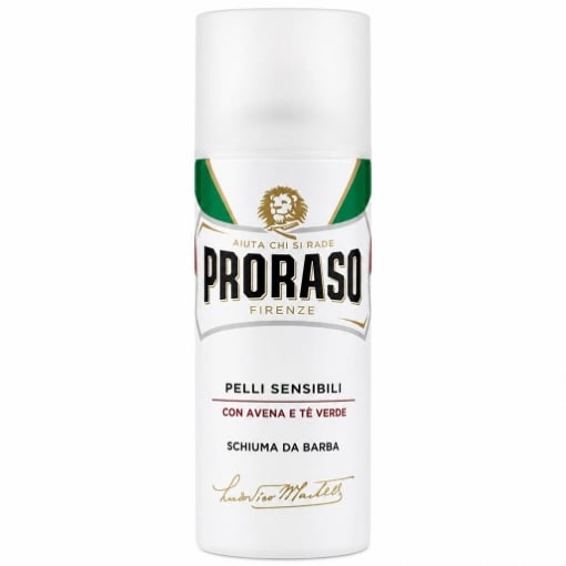 PRORASO SCHIUMA DA BARBA PELLI SENSIBILI 400 ML – RASATURA DELICATA