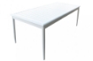 TAVOLO MARACAIBO ALLUNGABILE REALIZZATO IN ALLUMINIO BIANCO 160/240 X 90 X H75CM