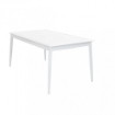 TAVOLO MARACAIBO ALLUNGABILE REALIZZATO IN ALLUMINIO BIANCO 160/240 X 90 X H75CM