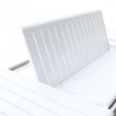 TAVOLO MARACAIBO ALLUNGABILE REALIZZATO IN ALLUMINIO BIANCO 160/240 X 90 X H75CM