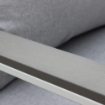 SALOTTO ANGOLARE SURABAYA  CON CUSCINI IN COLORE BIANCO