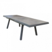 TAVOLO SEATTLE ALLUNGABILE COLORE TAUPE TOP EFFETTO LEGNO 205/265X105X75CM OKX