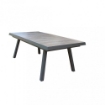 TAVOLO SEATTLE ALLUNGABILE COLORE TAUPE TOP EFFETTO LEGNO 205/265X105X75CM OKX