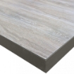 TAVOLO SEATTLE ALLUNGABILE COLORE TAUPE TOP EFFETTO LEGNO 205/265X105X75CM OKX