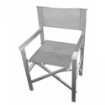 SEDIA DA REGISTA SIENA IN TEXTILENE COLORE GRIGIO