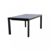 TAVOLO WAIKIKI IN ALLUMINIO E TOP POLYWOOD 162/242 X 100X74 CM ANTRACITE OKX