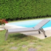 LETTINO FORMENTERA IMPILABILE IN COLORE TAUPE 198 X 61 X 34/95 CM