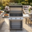 GRIGLIA IN GHISA PER BARBECUE TEXAS 3 FUOCHI