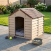 MAURY'S CUCCIA PICCOLA PER CANI 72 X 71,5 X 68CM BEIGE E MARRONE OKX