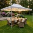 GAZEBO PARTY CON STRUTTURA IN ACCIAIO 3 X 4,5 MT