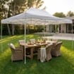 GAZEBO PARTY CON STRUTTURA IN ACCIAIO 3 X 4,5 MT