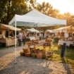 GAZEBO PIEGHEVOLE PROFESSIONAL CON STRUTTURA IN ALLUMINIO 3 X 4,5 MT
