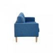 DIVANO A 3 POSTI RAMSEY CON RIVESTIMENTO ANTIMACCHIA BLU