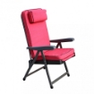 POLTRONA PARADISO MODELLO CARRELLO IN COLORE ROSSO ANTICO