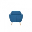 POLTRONA BURTON CON BOTTONI E SEDUTA SFODERABILE IN COLORE BLU