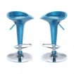 SGABELLO MODERNO DA BAR HARLAN IN METALLO DI COLORE BLU