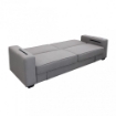 DIVANO LETTO DARELL IN TESSUTO COLORE GRIGIO CHIARO