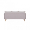 DIVANO A 3 POSTI FLORIN CON GAMBE IN LEGNO IN COLORE BEIGE