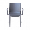 POLTRONA VICTORIA IN PLASTICA TAUPE 55 X 58 X H82 CM