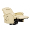POLTRONA RELAX ELETTRICA MASSAGGIANTE IN COLORE BEIGE