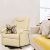 POLTRONA RELAX ELETTRICA MASSAGGIANTE IN COLORE BEIGE